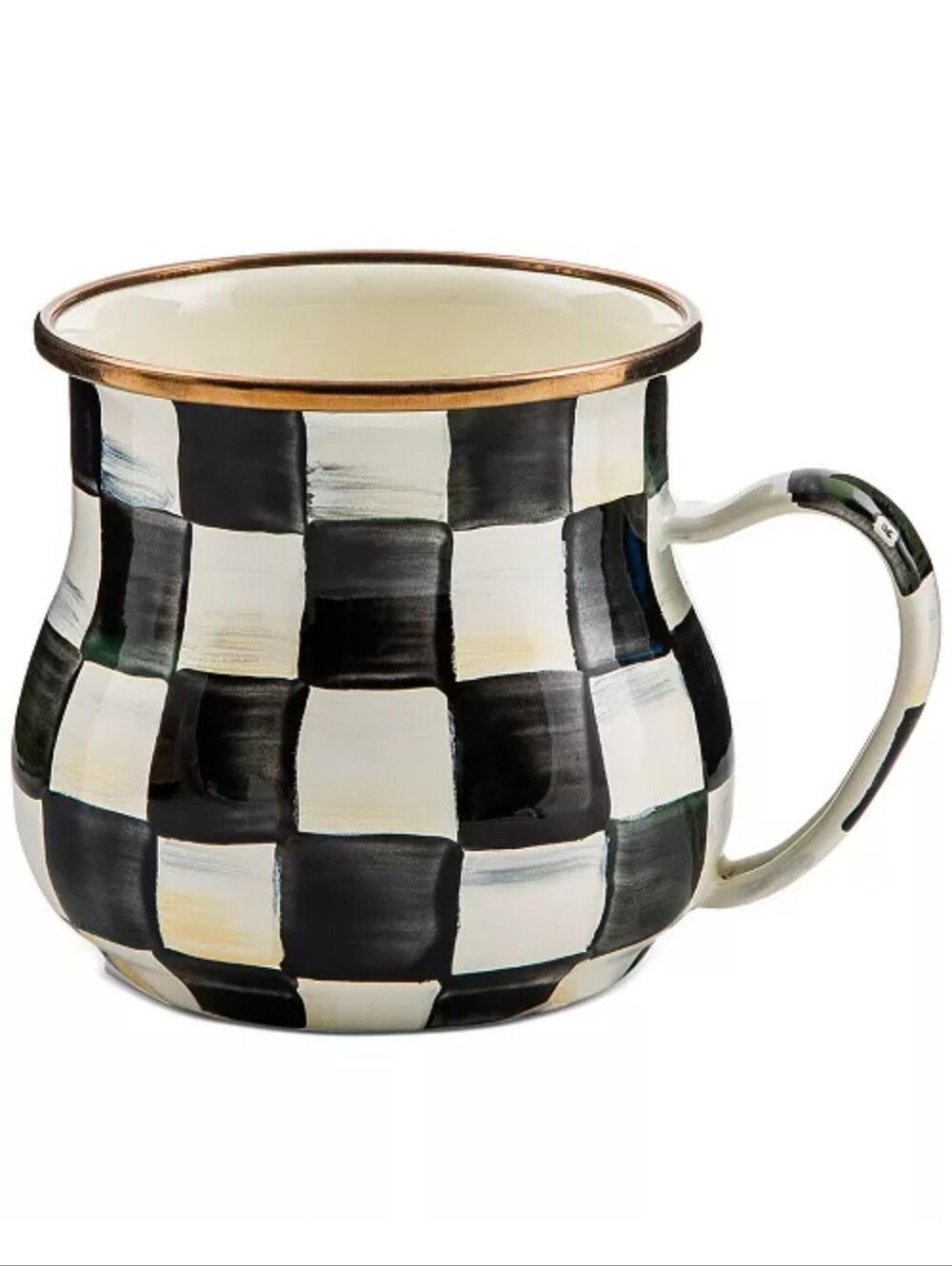 MacKenzie Childs 16oz Enamel Mugs - Set Of 4 - Picture 4 of 4